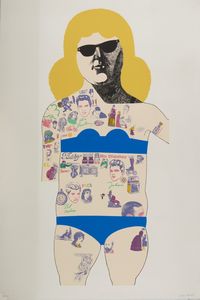 BLAKE PETER (n. 1932) - TATTOOED LADY, 1984