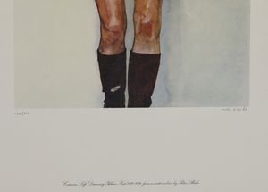 BLAKE PETER (n. 1932) : COSTUME LIFE DRAWING YELLOW HAT, 1982  - Asta Asta 446 | GRAFICA MODERNA, FOTOGRAFIA E MULTIPLI D'AUTORE Online - Associazione Nazionale - Case d'Asta italiane