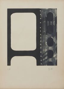 BOETTI ALIGHIERO (1940 - 1994) - SENZA TITOLO, 1964