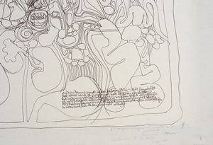 NITSCH HERMANN (1938 - 2022) : ULTIMA CENA, 1983  - Asta Asta 446 | GRAFICA MODERNA, FOTOGRAFIA E MULTIPLI D'AUTORE Online - Associazione Nazionale - Case d'Asta italiane