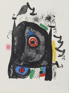 MIRO' JOAN (1893 - 1983) - LE P�LERIN DE COMPOSTELLE, 1969