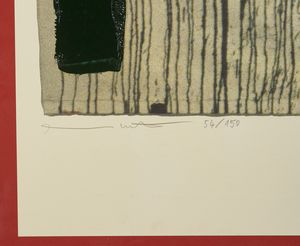 NITSCH HERMANN (1938 - 2022) : SENZA TITOLO (UBERMALTE BILD), 1991  - Asta Asta 446 | GRAFICA MODERNA, FOTOGRAFIA E MULTIPLI D'AUTORE Online - Associazione Nazionale - Case d'Asta italiane