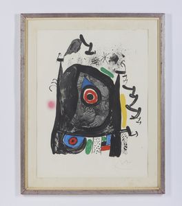 MIRO' JOAN (1893 - 1983) : LE P�LERIN DE COMPOSTELLE, 1969  - Asta Asta 446 | GRAFICA MODERNA, FOTOGRAFIA E MULTIPLI D'AUTORE Online - Associazione Nazionale - Case d'Asta italiane