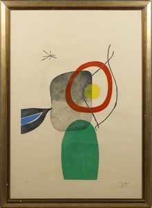 MIRO' JOAN (1893 - 1983) - TIR A L'ARC, 1972