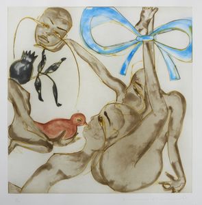 CLEMENTE FRANCESCO (n. 1952) - YELLOW, RED, OR BLUE, 1999