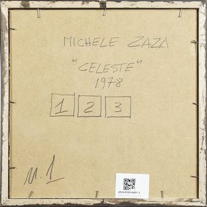 ZAZA MICHELE (n. 1948) : CELESTE, 1978  - Asta Asta 446 | GRAFICA MODERNA, FOTOGRAFIA E MULTIPLI D'AUTORE Online - Associazione Nazionale - Case d'Asta italiane