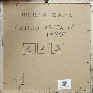ZAZA MICHELE (n. 1948) : CIELO ABITATO, 1985  - Asta Asta 446 | GRAFICA MODERNA, FOTOGRAFIA E MULTIPLI D'AUTORE Online - Associazione Nazionale - Case d'Asta italiane