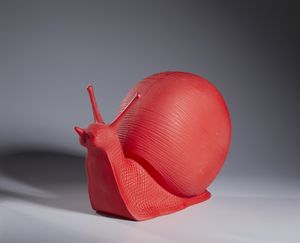 CRAKING ART (n. 1993) : LUMACA (ROSSA)  - Asta Asta 446 | GRAFICA MODERNA, FOTOGRAFIA E MULTIPLI D'AUTORE Online - Associazione Nazionale - Case d'Asta italiane