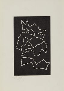ARP HANS JEAN (1886 - 1966) - DAL PORTFOLIO LA LUNE AND RODAGE I, 1960