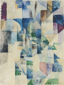 DELAUNAY ROBERT (1885 - 1941) - LA FENETRE N.2, 1957