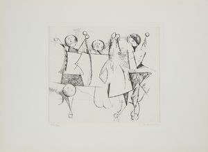 MARINI MARINO (1901 - 1980) : OPERE GRAFICHE (CARTELLA COMPLETA) , 1972.  - Asta Asta 446 | GRAFICA MODERNA, FOTOGRAFIA E MULTIPLI D'AUTORE Online - Associazione Nazionale - Case d'Asta italiane