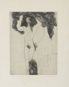 MARINI MARINO (1901 - 1980) - TAV. XII. GIOCOLIERE (MARINO MARINI GRAVURES), 1950-1970.