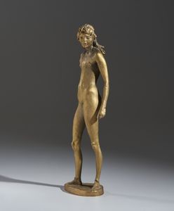 MESSINA FRANCESCO (1900 - 1995) : SENZA TITOLO (BEATRICE)  - Asta Asta 446 | GRAFICA MODERNA, FOTOGRAFIA E MULTIPLI D'AUTORE Online - Associazione Nazionale - Case d'Asta italiane