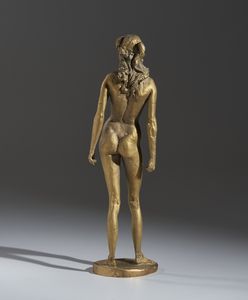 MESSINA FRANCESCO (1900 - 1995) : SENZA TITOLO (BEATRICE)  - Asta Asta 446 | GRAFICA MODERNA, FOTOGRAFIA E MULTIPLI D'AUTORE Online - Associazione Nazionale - Case d'Asta italiane