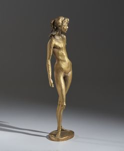 MESSINA FRANCESCO (1900 - 1995) : SENZA TITOLO (BEATRICE)  - Asta Asta 446 | GRAFICA MODERNA, FOTOGRAFIA E MULTIPLI D'AUTORE Online - Associazione Nazionale - Case d'Asta italiane