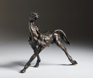 MURER AUGUST (1922 - 1985) - SENZA TITOLO (CAVALLO), 1980