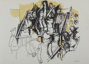 GUTTUSO RENATO (1912 - 1987) - SENZA TITOLO.