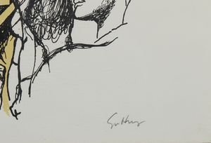 GUTTUSO RENATO (1912 - 1987) : SENZA TITOLO.  - Asta Asta 446 | GRAFICA MODERNA, FOTOGRAFIA E MULTIPLI D'AUTORE Online - Associazione Nazionale - Case d'Asta italiane
