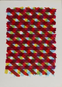 DORAZIO PIERO (1927 - 2005) - SENZA TITOLO (RETICOLO), 1964