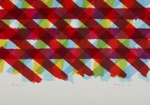 DORAZIO PIERO (1927 - 2005) : SENZA TITOLO (RETICOLO), 1964  - Asta Asta 446 | GRAFICA MODERNA, FOTOGRAFIA E MULTIPLI D'AUTORE Online - Associazione Nazionale - Case d'Asta italiane