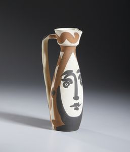 PICASSO PABLO (1881 - 1973) : VISAGE (A.R 288), 1955.  - Asta Asta 446 | GRAFICA MODERNA, FOTOGRAFIA E MULTIPLI D'AUTORE Online - Associazione Nazionale - Case d'Asta italiane