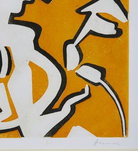 ACCARDI CARLA (1924 - 2014) : LA RICERCA DEL COLORE (GIALLO)  - Asta Asta 446 | GRAFICA MODERNA, FOTOGRAFIA E MULTIPLI D'AUTORE Online - Associazione Nazionale - Case d'Asta italiane