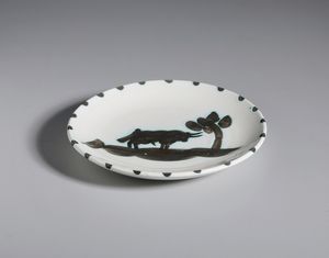 PICASSO PABLO (1881 - 1973) : TAUREAU SOUS L'ARBRE (A.R. 159), 1952  - Asta Asta 446 | GRAFICA MODERNA, FOTOGRAFIA E MULTIPLI D'AUTORE Online - Associazione Nazionale - Case d'Asta italiane