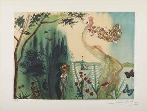 DALI' SALVADOR (1904 - 1989) - PRIMAVERA (LE QUATTRO STAGIONI), 1972