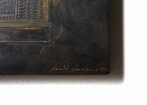 POMODORO ARNALDO (n. 1926) : COPERTINA DEL LIBRO DI POESIA SEVEN SAXON POEMS DI J.L.BORGES, 1974  - Asta Asta 446 | GRAFICA MODERNA, FOTOGRAFIA E MULTIPLI D'AUTORE Online - Associazione Nazionale - Case d'Asta italiane