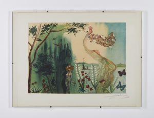 DALI' SALVADOR (1904 - 1989) : PRIMAVERA (LE QUATTRO STAGIONI), 1972  - Asta Asta 446 | GRAFICA MODERNA, FOTOGRAFIA E MULTIPLI D'AUTORE Online - Associazione Nazionale - Case d'Asta italiane