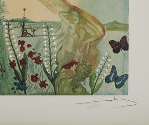 DALI' SALVADOR (1904 - 1989) : PRIMAVERA (LE QUATTRO STAGIONI), 1972  - Asta Asta 446 | GRAFICA MODERNA, FOTOGRAFIA E MULTIPLI D'AUTORE Online - Associazione Nazionale - Case d'Asta italiane