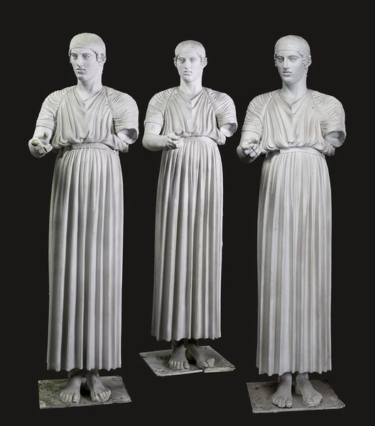 Gruppo di tre sculture raffiguranti figure femminili (da L'Olimpiade )  - Asta Napoli, j'adore! - Associazione Nazionale - Case d'Asta italiane