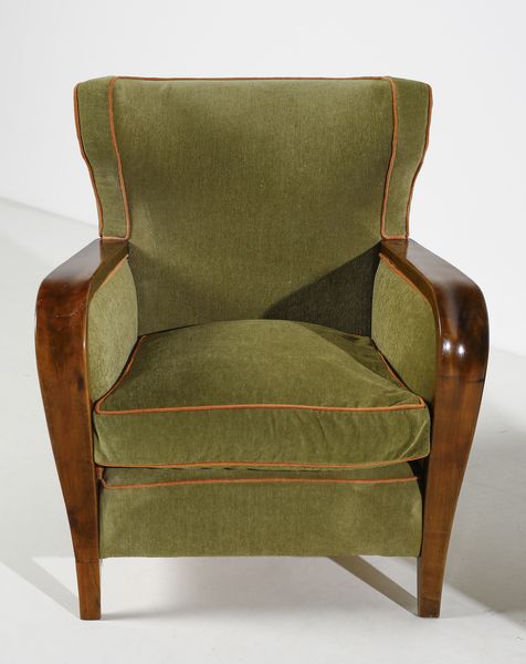 BEGA MELCHIORRE (1898 - 1976) : attribuito. Coppia di poltrone  - Asta Asta 447 | DESIGN E ARTI DECORATIVE DEL NOVECENTO Online - Associazione Nazionale - Case d'Asta italiane