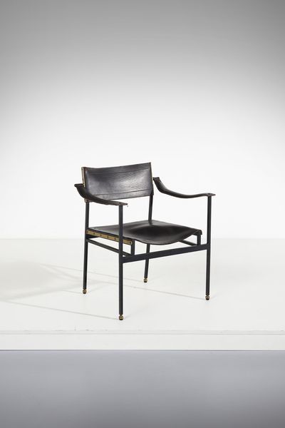 ADNET JACQUES  (1900 - 1984) : attribuito. Poltroncina  - Asta Asta 447 | DESIGN E ARTI DECORATIVE DEL NOVECENTO Online - Associazione Nazionale - Case d'Asta italiane