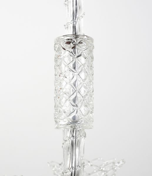 BAROVIER & TOSO : Lampada a sospensione a otto luci, Murano  - Asta Asta 447 | DESIGN E ARTI DECORATIVE DEL NOVECENTO Online - Associazione Nazionale - Case d'Asta italiane