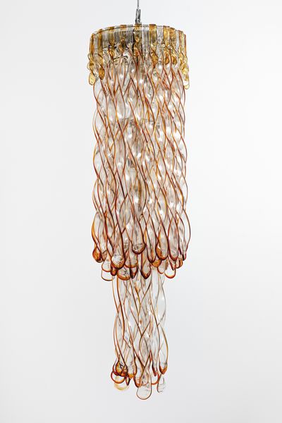 TOSO AURELIANO (1884 - 1979) : Grande lampada a sospensione a ventidue luci della serie Elica, Venezia Murano  - Asta Asta 447 | DESIGN E ARTI DECORATIVE DEL NOVECENTO Online - Associazione Nazionale - Case d'Asta italiane