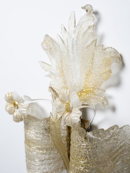 BAROVIER & TOSO : Coppia di lampade da parete  - Asta Asta 447 | DESIGN E ARTI DECORATIVE DEL NOVECENTO Online - Associazione Nazionale - Case d'Asta italiane