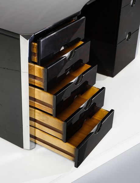 CACCIA DOMINIONI LUIGI (1913 - 2016) : Scrivania da centro per Azucena, Milano  - Asta Asta 447 | DESIGN E ARTI DECORATIVE DEL NOVECENTO Online - Associazione Nazionale - Case d'Asta italiane