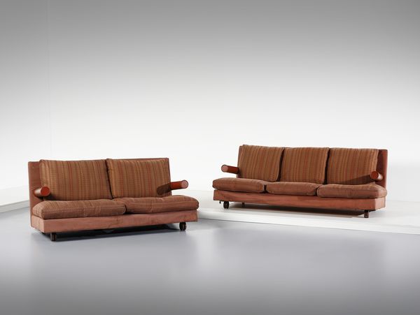 CITTERIO ANTONIO (n. 1950) : Divano a tre posti e divano a due posti mod. Baisity per B&B Italia  - Asta Asta 447 | DESIGN E ARTI DECORATIVE DEL NOVECENTO Online - Associazione Nazionale - Case d'Asta italiane