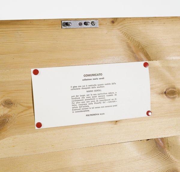 CEROLI MARIO (n. 1938) : Baule Asso di Fiori della serie Annabella per Poltronova, Firenze  - Asta Asta 447 | DESIGN E ARTI DECORATIVE DEL NOVECENTO Online - Associazione Nazionale - Case d'Asta italiane