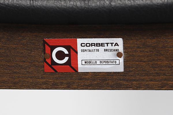 CORBETTA : Otto sedie con bracciolo, Ospitaletto  - Asta Asta 447 | DESIGN E ARTI DECORATIVE DEL NOVECENTO Online - Associazione Nazionale - Case d'Asta italiane