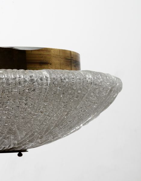 VENINI : Lampada a plafone  - Asta Asta 447 | DESIGN E ARTI DECORATIVE DEL NOVECENTO Online - Associazione Nazionale - Case d'Asta italiane