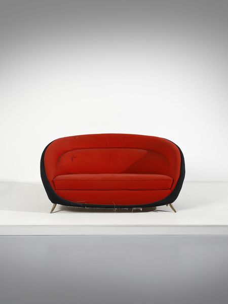 VERONESI GUGLIELMO (n. 1913) : Divano per I.S.A., Ponte San Pietro  - Asta Asta 447 | DESIGN E ARTI DECORATIVE DEL NOVECENTO Online - Associazione Nazionale - Case d'Asta italiane