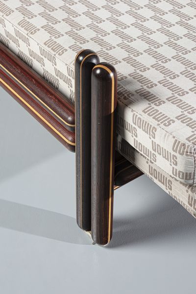 SCARPA CARLO (1906 - 1978) : Letto matrimoniale mod. Toledo per Simon, San Lazzaro di Savena  - Asta Asta 447 | DESIGN E ARTI DECORATIVE DEL NOVECENTO Online - Associazione Nazionale - Case d'Asta italiane