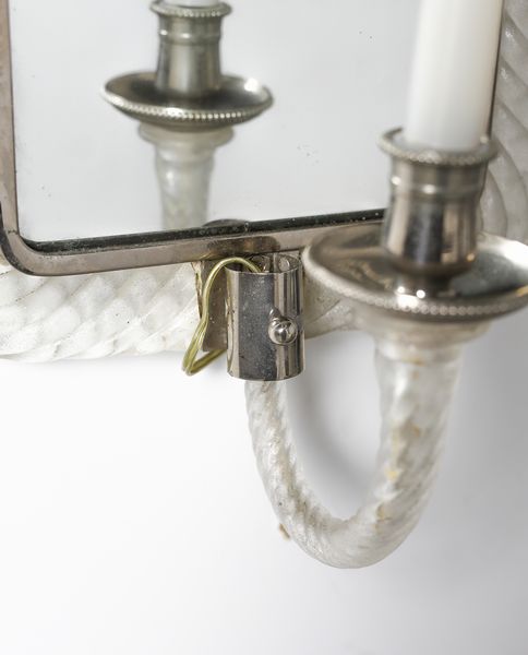 BAROVIER & TOSO : Coppia di lampade da parete con specchio, Murano  - Asta Asta 447 | DESIGN E ARTI DECORATIVE DEL NOVECENTO Online - Associazione Nazionale - Case d'Asta italiane