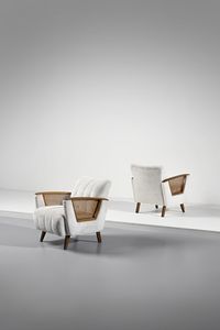 TEMPESTINI MAURIZIO (1908 - 1960) - attribuito. Coppia di poltrone