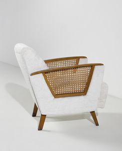 TEMPESTINI MAURIZIO (1908 - 1960) : attribuito. Coppia di poltrone  - Asta Asta 447 | DESIGN E ARTI DECORATIVE DEL NOVECENTO Online - Associazione Nazionale - Case d'Asta italiane