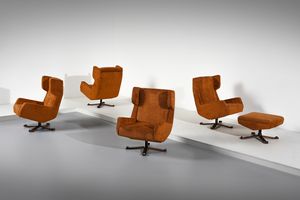 I.S.A. - Due bergre girevoli, due bergre con seduta fissa e un poggiapiedi, Ponte S. Pietro