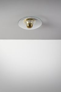 FONTANA ARTE - attribuito. Lampada a plafone