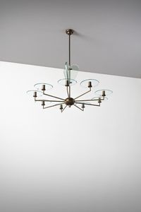 MANIFATTURA ITALIANA - Lampada a sospensione a nove luci